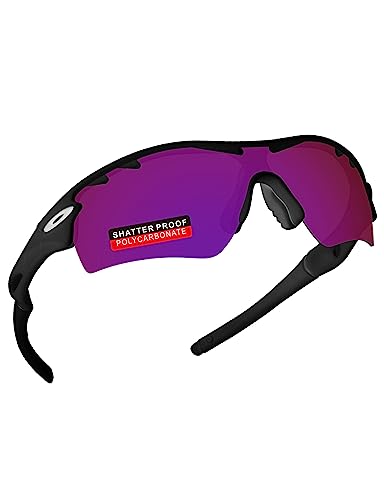 Image of PRO+ Polycarbonate Replacement Lenses & Rubber Kits for Oakley RadarLock Series Sunglasses