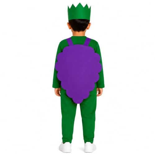 Image of Raj Costume Kids Fruit & Vegetable Fancy Dress Costume | Soft Felt Fruit and Vegetable Cutout Costume for Boys & Girls | School Annual Function