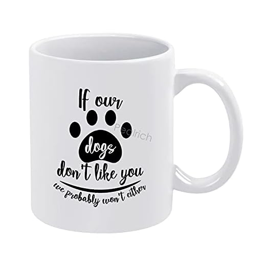 Kaffemuggar 440 ml/14 oz, om våra hundar inte gillar dig så kommer vi förmodligen inte heller heller keramisk mugg med handtag, porslinskoppar för kaffe, te, kakao, lätt att rengöra och hålla