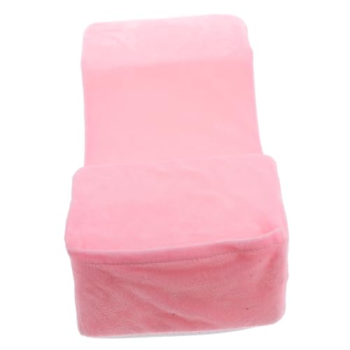 OSOLADY ビューティーフラットネックピロー まつげエクステ枕 まつげカーラーリフィル 加熱ラッシュカーラー ラッシュトレイオーガナイザー まつげコーム 滑り止めクロス ピンク