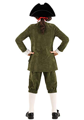 Disfraz colonial infantil para niño con chaqueta y accesorios miniatura 3