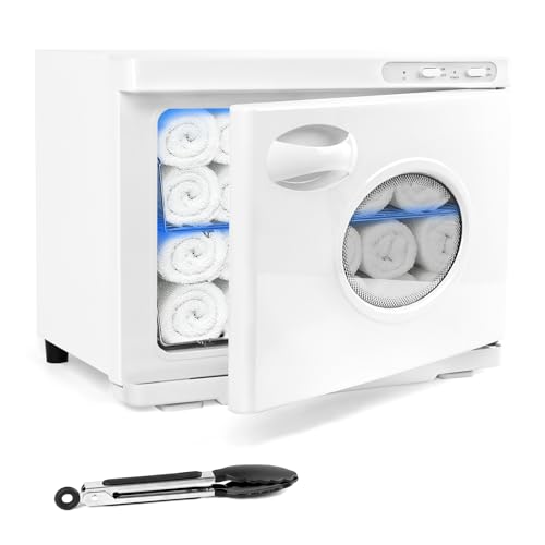iklestar 23L Chauffe Serviettes, Chauffe-Serviettes Professionnel pour esth&eacute;ticiennes avec Pince,