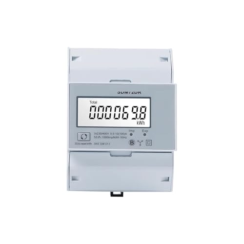 Compteur électrique triphasé SDM72DR pour calculer la consommation d'un appareil