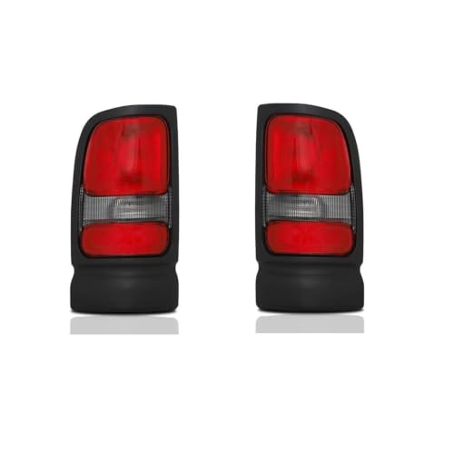 TRGDFDAA Feux arrières auto Compatible Avec Dodge Pour Ram 1500 1994 1995 1996 1997 1998 1999 2000 2001 Couvercle De Feu Arrière Boîtier De Feu Arrière Feu Stop Sans Ampoules
