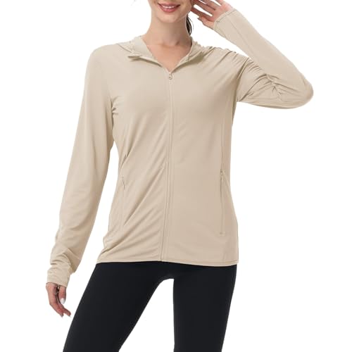 Chaqueta protectora ligera para mujer manga larga ideal para usar en verano
