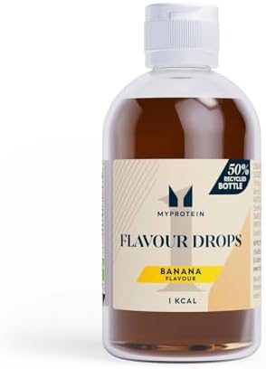 Myprotein FlavDrops Liquid Sweetener | Natural Flavour Enhancer for Protein, Oats, Coffee & More | Sugar-Free & Easy to Mix | Banana 50 ml
