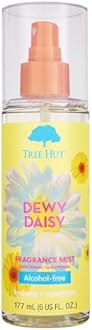 Tree Hut Dewy Daisy Fragrance Mist, Spritz On for a Refreshed Feel or Layer with Your Favorite Scents, Versatile Body Spray, 6 Fl Oz.