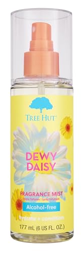 Tree Hut Dewy Daisy Fragrance Mist, Spritz On for a Refreshed Feel or Layer with Your Favorite Scents, Versatile Body Spray, 6 Fl Oz.