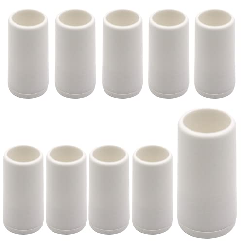 Butée d’arrêt blanche, 40 mm, 10 pièces avec rondelles et vis pour store et volet roulant - butées tampon - bouchons pour protection de volets roulants - Qualité française longue durée de vie Cover