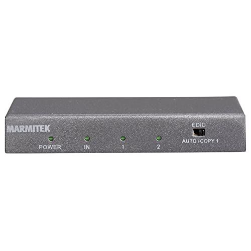 Marmitek Split 618 Pro – Splitter HDMI 1 A 8 4K 60Hz Con HDR, HDCP 2.2 E EDID – Plug & Play Per Casa, Ufficio E Showroom