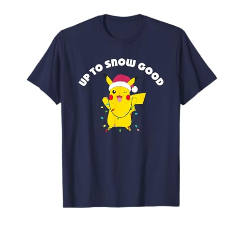 Pokémon - Christmas Pikachu Up to Snow Good T-Shirt