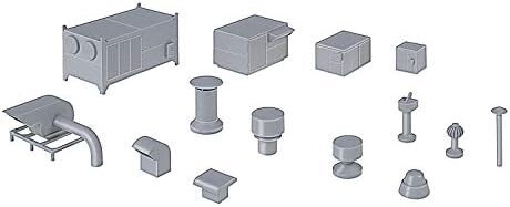 Walthers Cornerstone HO Scale Model Roof Details Kit Includes Swap Cooler image 4