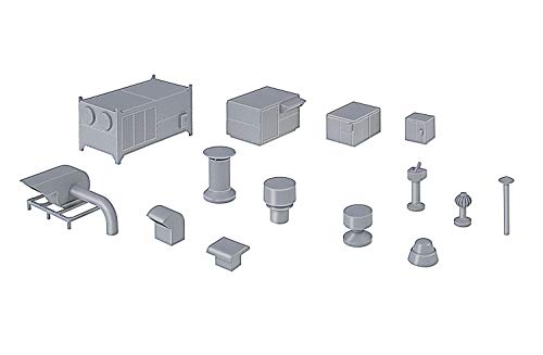 Walthers Cornerstone HO Scale Model Roof Details Kit Includes Swap Cooler