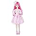 Bambole snodate per bambola da 22 pollici EVA BJD 57 cm - inclusi vestiti con parrucca, scarpe, accessori per regalo per ragazze (abbigliamento da festa-rosa)