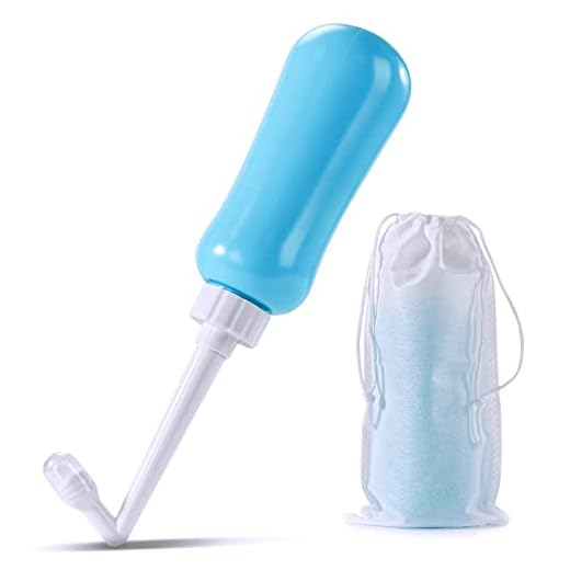 Portable Bidet Travel Large Capacity 450ml(15oz) Personal Bidet Toilet Handheld Bidet Blue