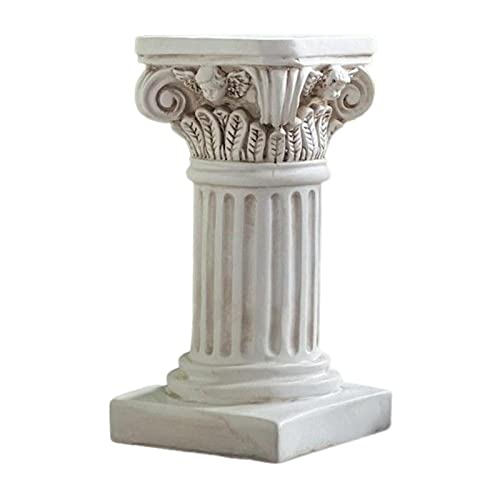 Pedestal de columna griega para velas: dale un toque clásico a tu terraza o jardín