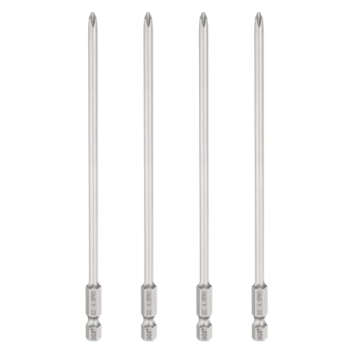 HARFINGTON 4pcs #1 Phillips Screwdriver Bit PH1 1/4" Hex Sha...