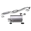 ATEC Schalldämpfer Set inkl. Endschalldämpfer + Mittelschalldämpfer + Montagematerial Kompatibel mit MITSUBISHI OUTLANDER 2 (CW_W)