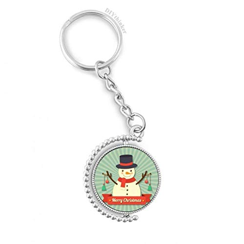 Porte-clés Joyeux Noël avec illustration cartoon pour vos clés de maison