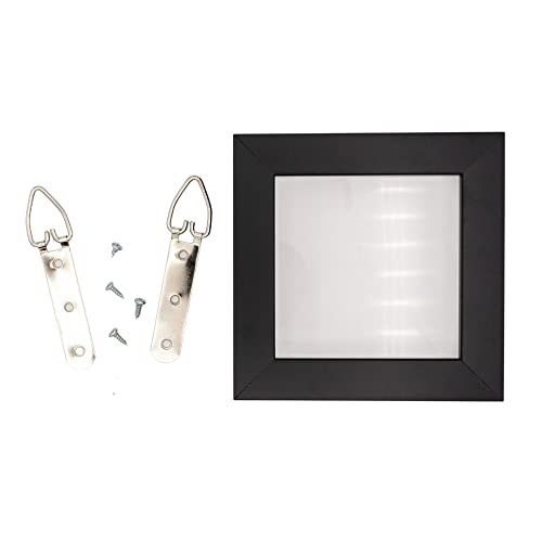 Image of 3 Hole Zinc-Plated Heavy Duty D Ring Picture Hanger - Pack of 1000 with Screws for Picture Frames & Mirrors