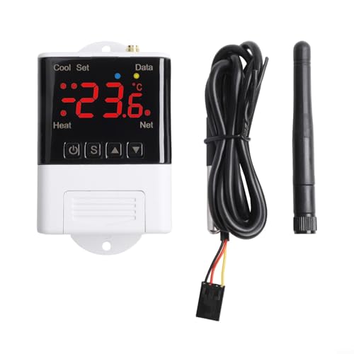 Termostato WiFi de 10 A para una regulación eficaz de la temperatura en entornos acuáticos (B)
