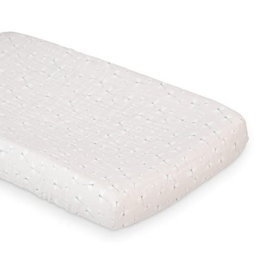 Housse matelas à langer mousseline douce pour éviter le contact froid