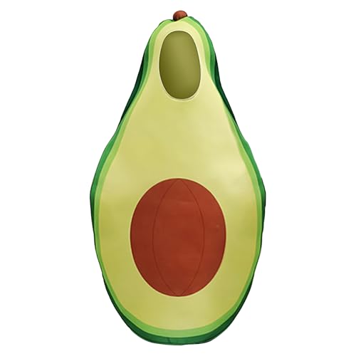 Générique Costume d'avocat réaliste pour adultes,55x40cm costume comique d'avocat,Groupe de costumes créatifs de fruits Cosplay,pour événements Halloween, fêtes à thème, soirées humoristiq