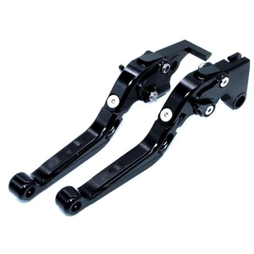 Kupplungs Bremshebel Für Kawasaki Für Ninja Für Zx-6r Für Zx6r Für Zx 6r Motorrad Einstellbare Klapp Ausziehbare Bremse Kupplung Hebel(Black)