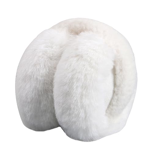 Zkhxhtg Furry Ear Muffs For Adulut Women Men Unisex Ear Protectors Windproof Plush Earmuff For Kids Winter Warm Ear Warmers