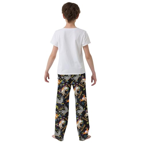Cat Dog Skaters Boys Pants for Kids Jogger Pants with Pockets S-XL3
