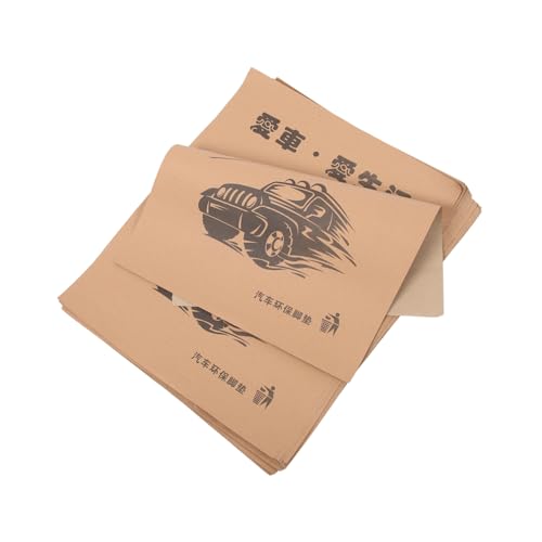 MAGICLULU Einweg Autofußmatten Papier Universelle Größe Wasserabweisend 50 Stück Schutzmatten Für Auto Innenraum Praktische Einmal Papierfußmatten Für Fahrzeugtypen