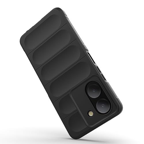 WOKEZ Fodral för Vivo Y36 4G – Mjukt TPU-Skydd, Grå Vit