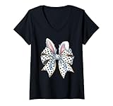 Photo Gallery donna easter bunny coquette bow ear shirt fluffy rabbit graphic maglietta con collo a v Photo Gallery donna easter bunny coquette bow ear shirt fluffy rabbit graphic maglietta con collo a v