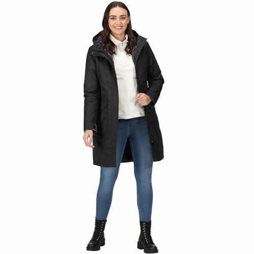 Regatta Womens/Ladies Romine Waterproof Parka (10 US) (Black)