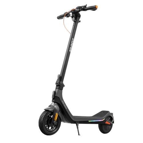 Image of CUNFON RS300 Electric Scooter, 500W /650W Motor, Up to 19 MPH and 28 Miles, 10 inch Pneumatic Tires, Folding Commuter Electric Scooter for Adults with Fingerprint Unlocking and Turn Signal