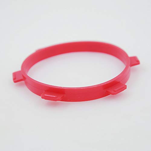 8PC RC Tire Mounting Bands for RC 1/8 Buggy & 1/10 Short Course Truck Remote Control Car Tires Parts Red&Yellow