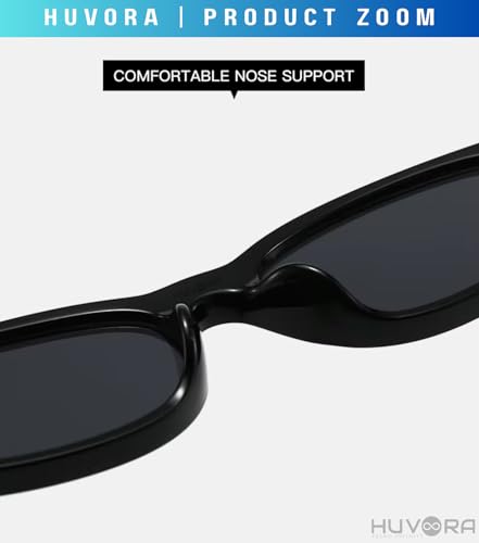 Image of Designer Miu Miu Oval Cat Eye Sunglasses for Stylish Women | UV400 Protected Trendy Narrow Frame Retro Glasses for Woman | Anti Blue Lens Computer Specs | Vintage Branded Goggles