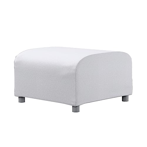 Dekoria Funda de repuesto para reposapiés Klippan funda para modelo Klippan gris melanz