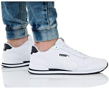 PUMA Unisex St Runner V3 L Sneaker, weiß, 42/47 EU 44 EU V2 White - 4