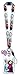 Disney Elsa and Anna Lanyard with PVC Dangle