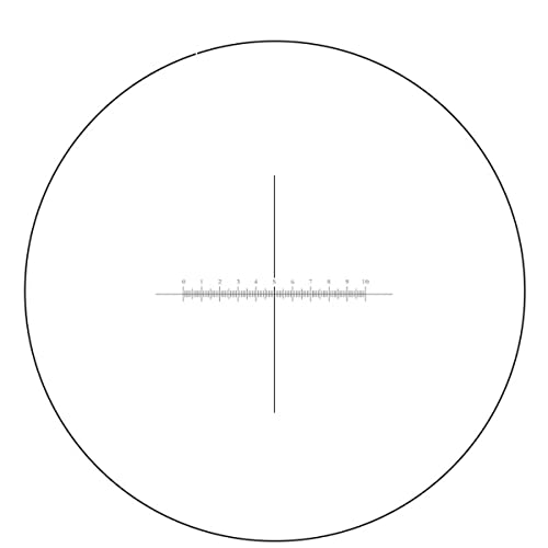 Microscope DIV=0.1 Mm Microscope Slides, with Cross Scale Reticle(Diameter 25 mm)