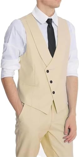 Mens Suit Pants Slim Fit Wedding Suits for Men Regular Fit Jacket 3 Piece Beach Grooms Tuxedo Vest Pants Set4