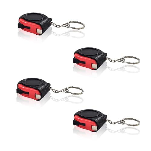 4 pack mini cinta métrica retráctil para niños 1 m miniatura 1