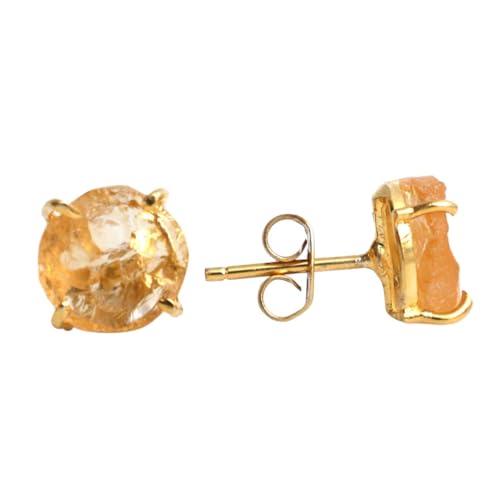 Gempires Natural Raw Citrine Prong...
