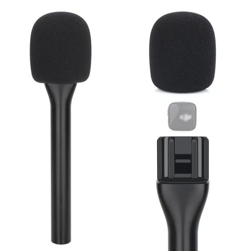 YOUSHARES Interview Microphone Handle for DJI Mic Mini, DJI Mic 3