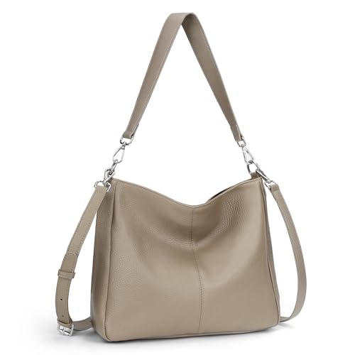 Image of befen Soft Genuine Leather Hobo Bags Purse for Women Crossbody Shoulder Bag