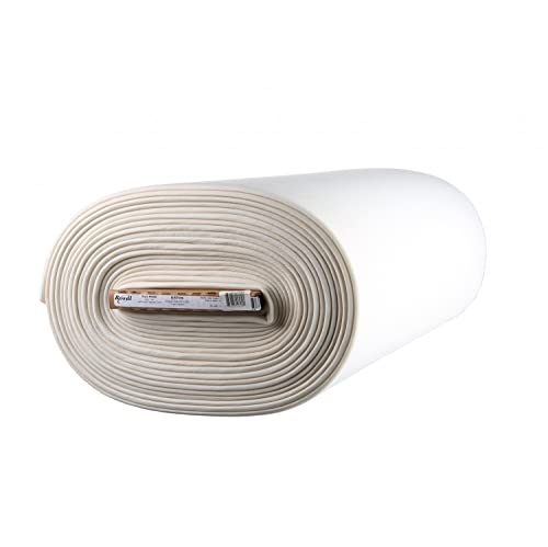 Bosal - Estabilizador de espuma fusible en forma de R de una sola cara, blanco roto, 147 cm de...