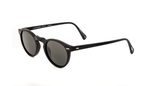 Oliver Peoples 0OV 5217S 1031P2 Gregory Peck Sun Semi Matte Black/crystal midnight express Polarized Sunglasses Size 502