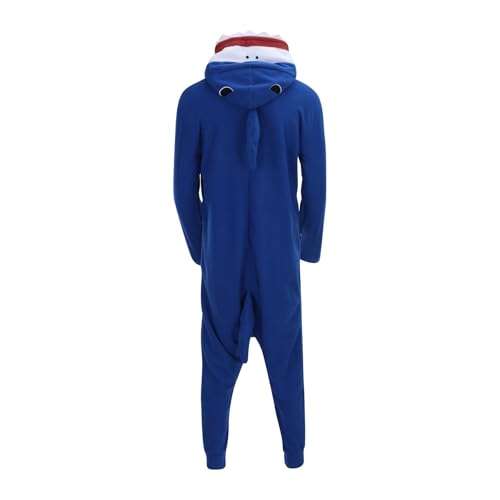 Mono con capucha con bolsillos amplios estilo unisex para carnaval 3