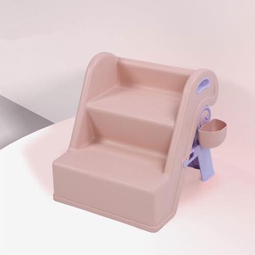 Tabouret de pot pour enfants ergonomique rose avec rangement - 8
